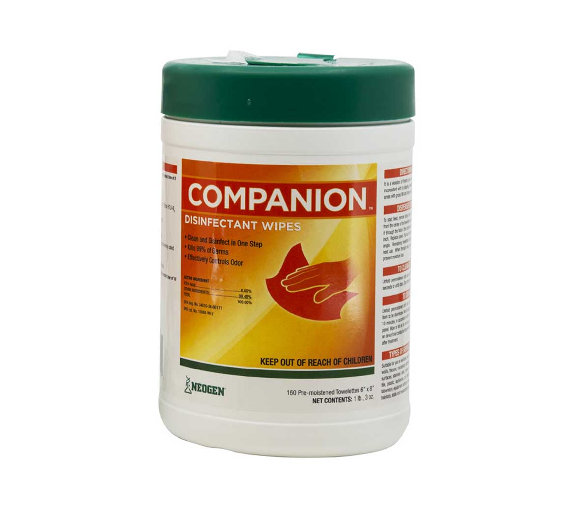 Companion Disinfectant Wipes