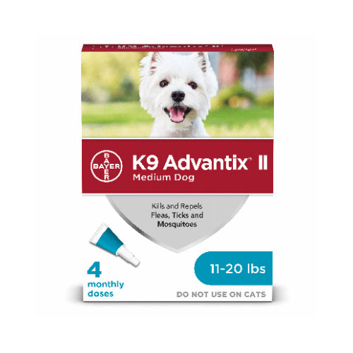 K9 Advantix Flea And Tick Prevention & Treatmen for Dogs 11-20-Lbs., 4 Doses pack of 4