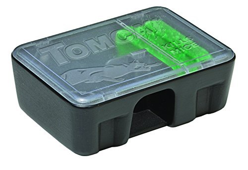 Tomcat Mouse Killer - 4 Child and Dog Resistant Bait Stations Containing 28 Gram Bait Blocks