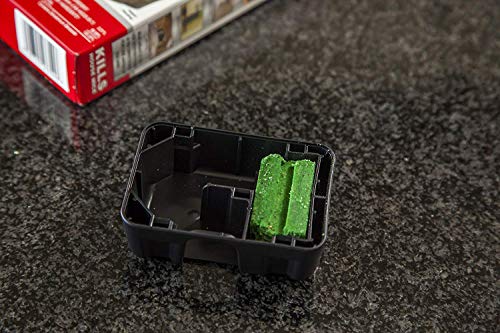 Tomcat Mouse Killer - 4 Child and Dog Resistant Bait Stations Containing 28 Gram Bait Blocks