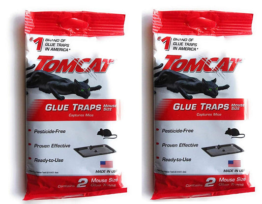 Tomcat Mouse Glue Trap, 4-Pack